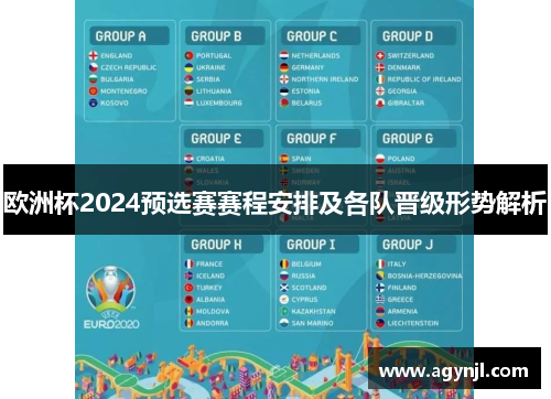 欧洲杯2024预选赛赛程安排及各队晋级形势解析